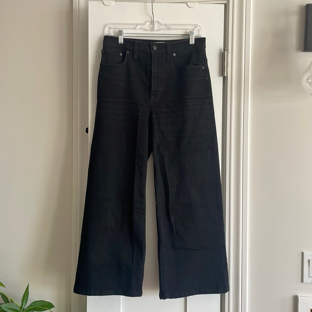 Madewell wide leg crop jeans